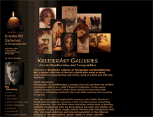 Tablet Screenshot of kreiderart.com